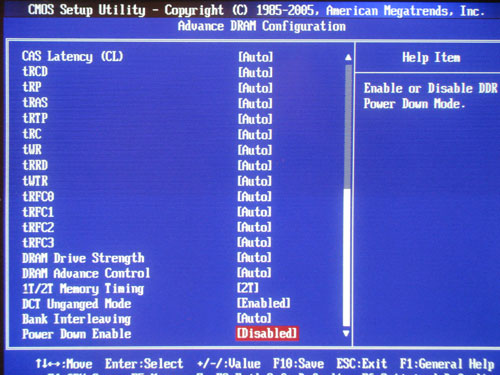  MSI 790FX-GD70 настройки памяти 2 