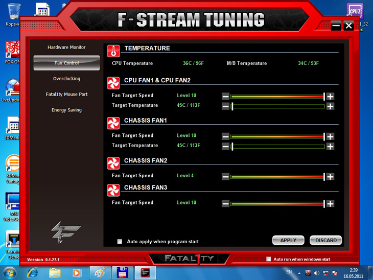  ASRock Fatal1ty P67 Professional системный мониторинг 4 