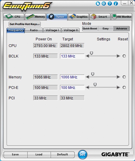  Gigabyte X58A-OC  EasyTune 6-2 