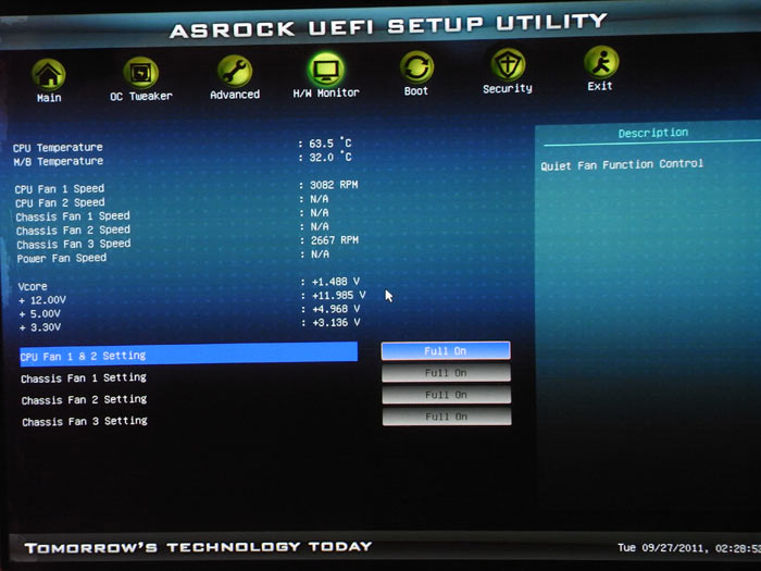  ASRock 970 Extreme4 системный мониторинг 1 
