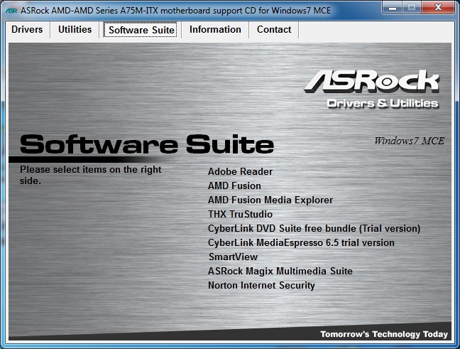  ASRock A75M-ITX комплектация 1 