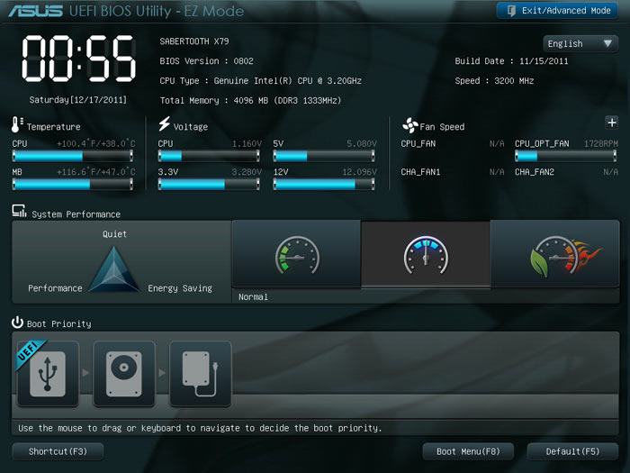  ASUS Sabertooth X79 BIOS 