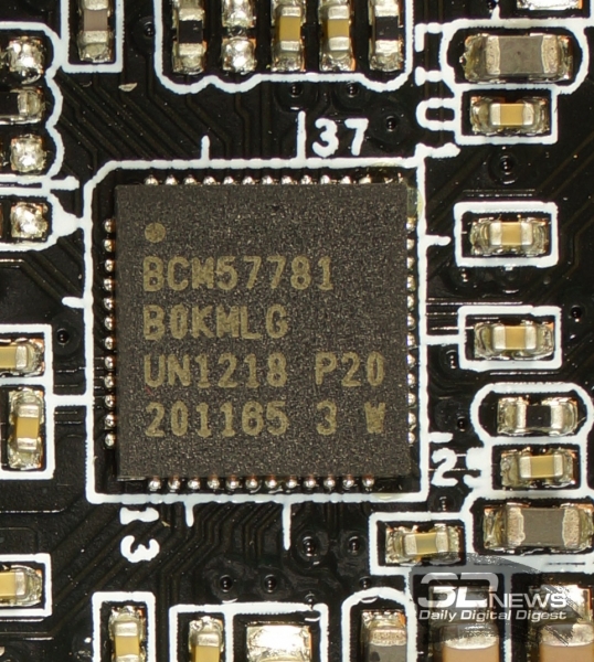  Сетевой контроллер Broadcom BCM57781 — обзор материнской платы ASRock Z77 OC Formula 