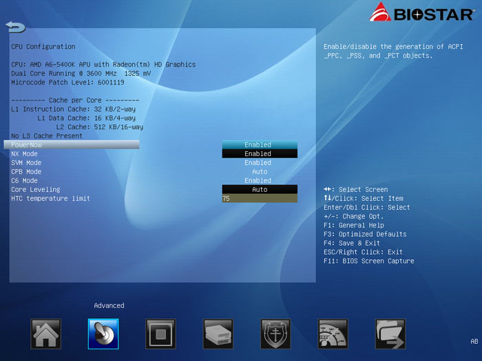  Biostar Hi-Fi A85X CPU 1 