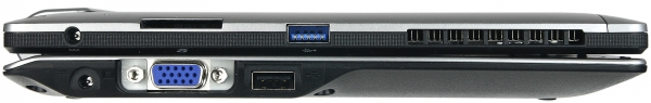  Fujitsu Stylistic Q702 с клавиатурой, вид слева 