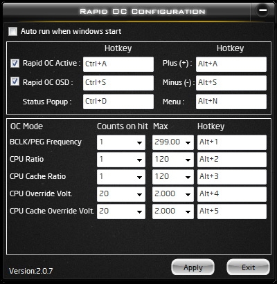  ASRock Z87M OC Formula Rapid OC 