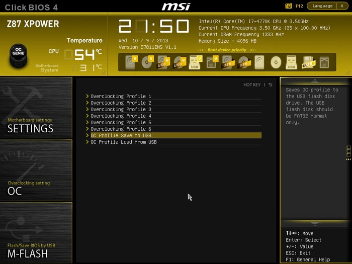  MSI Z87 XPOWER Profile 