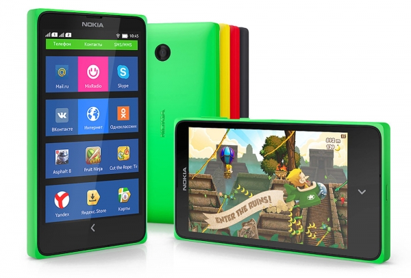 Nokia X: available colors 