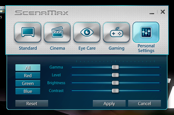  Утилита ScenaMax для настройки цветовой температуры дисплея 