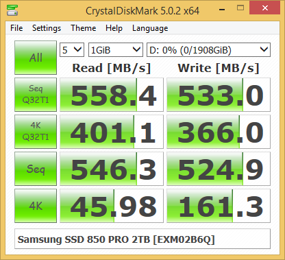  Samsung 850 PRO 2TB 