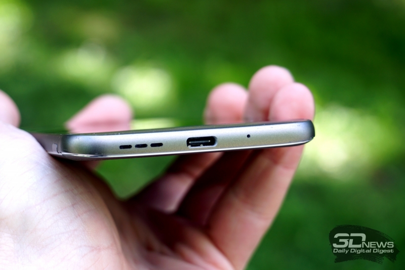 LG G5 se, порт USB Type-C на нижней грани 