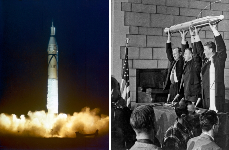  Первый же пуск модифицированной ракеты-носителя Jupiter-C стал триумфом Вернера фон Брауна: на орбиту вышел первый американский спутник Explorer-1. 