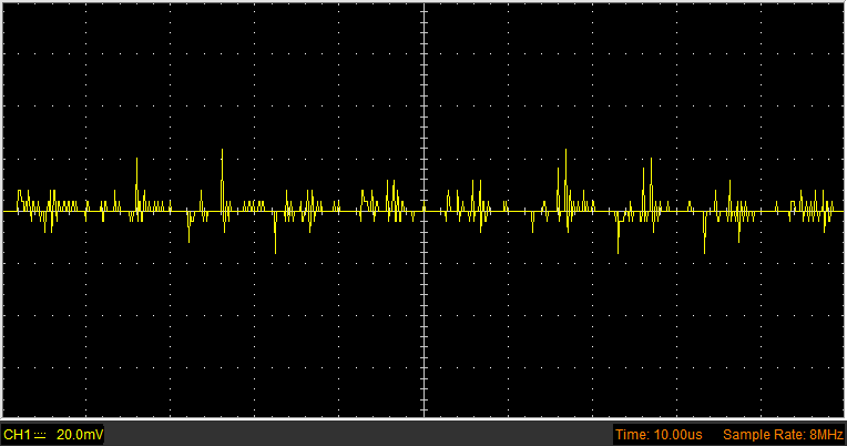 Шина 5 В, высокочастотные пульсации 