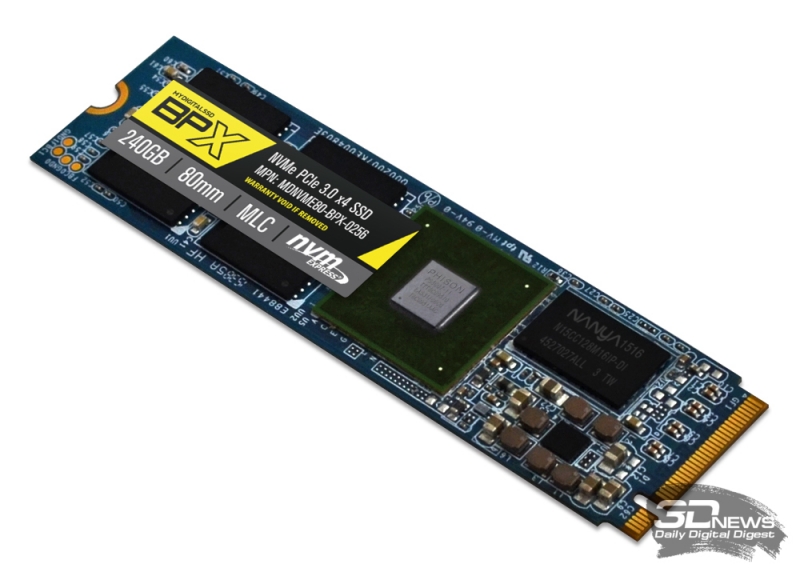  Типовой NVMe SSD на контроллере Phison PS5007-E7: скоро таких будет очень много 