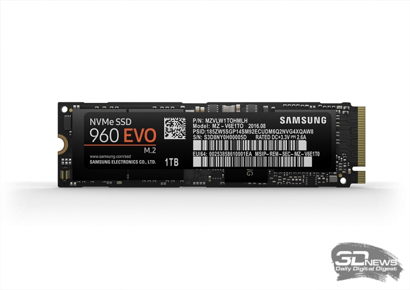  Samsung 960 EVO: высокая производительность, доступная цена 