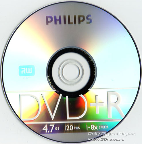  Philips DVD+R 8x 