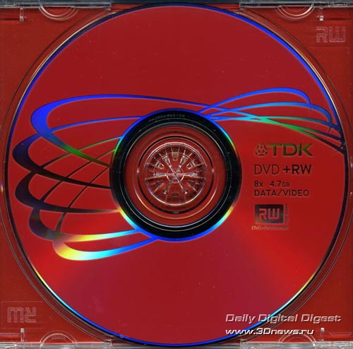  TDK DVD+RW 8x 