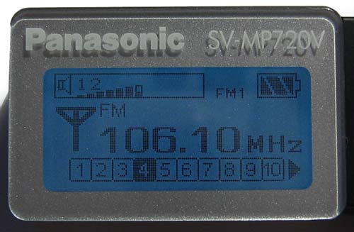  Panasonic SV-MP720V 