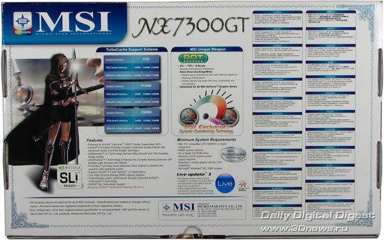  MSI 7300GT-ZE 