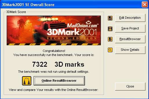  3Dmark2001 SE 16-bit 