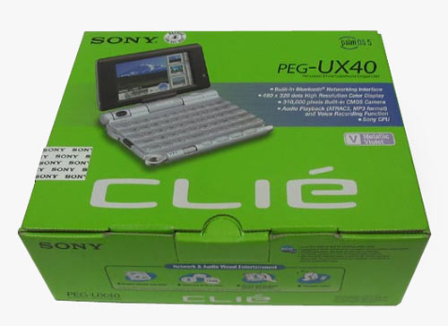  Sony Clie UX40 Box 