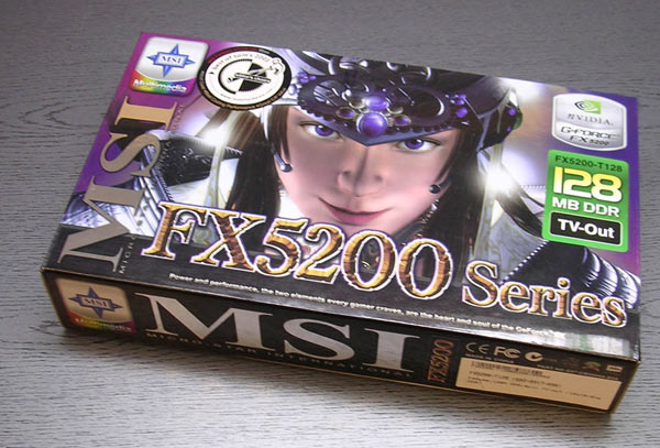  MSI FX5200 T128 BOX 